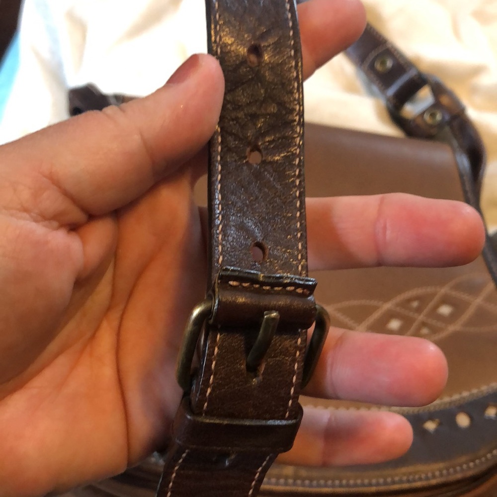 PETUSCO genuine leather crossbody purse - Picture 11 of 14